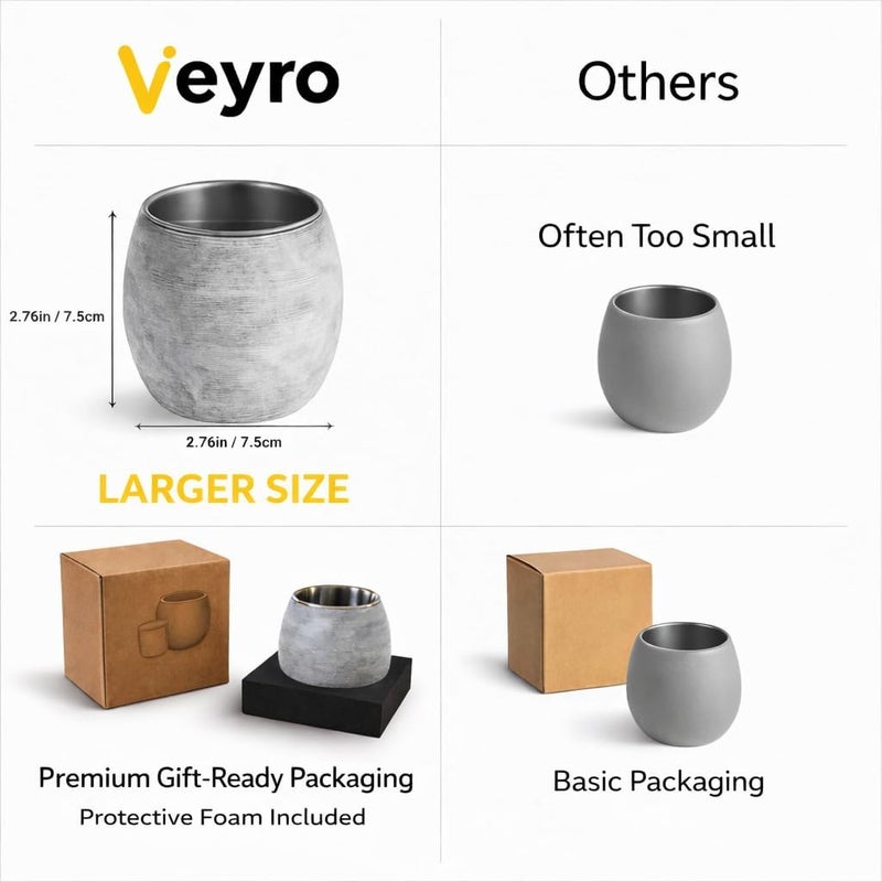 Veyro Large Sauna Diffuser – Natural Stone Aroma Cup for Essential Oils, Sauna Essential Oil Diffuser, Sauna Aromatherapy Bowl, Gifts for a Sauna Accessories Luxury Stone Oil Holder - Image 2